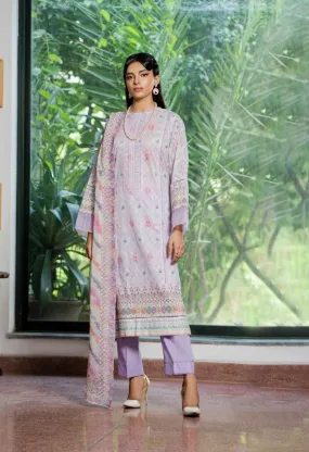 Musavvir Embroidered Lawn by GullJee – Design A12