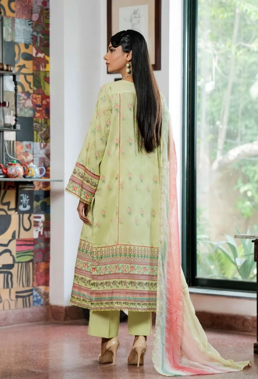 Musavvir Embroidered Lawn by GullJee – Design A4
