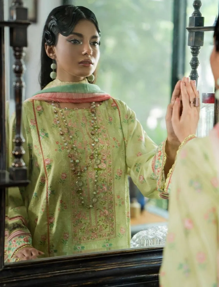 Musavvir Embroidered Lawn by GullJee – Design A4