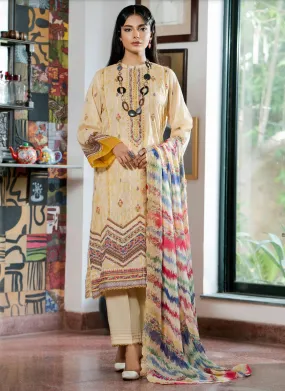 Musavvir Embroidered Lawn by GullJee – Design A9