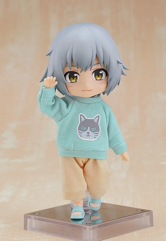 Nendoroid Doll Outfit Set: Sweatshirt and Sweatpants (Light Blue)