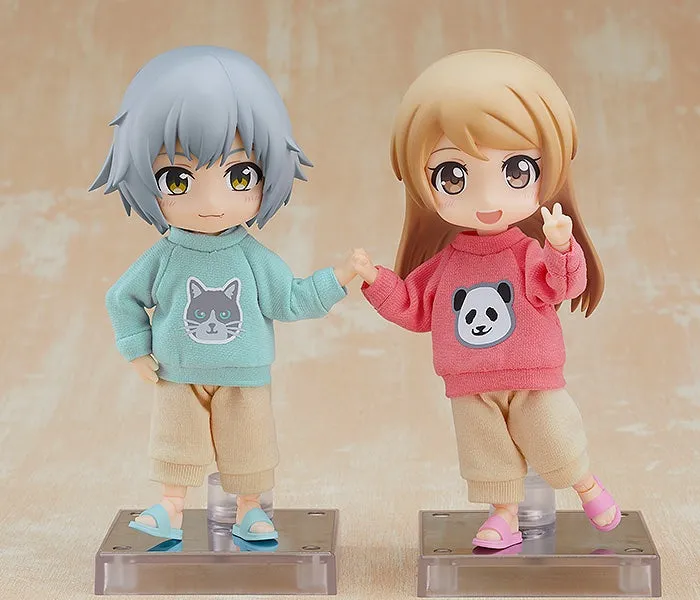Nendoroid Doll Outfit Set: Sweatshirt and Sweatpants (Light Blue)
