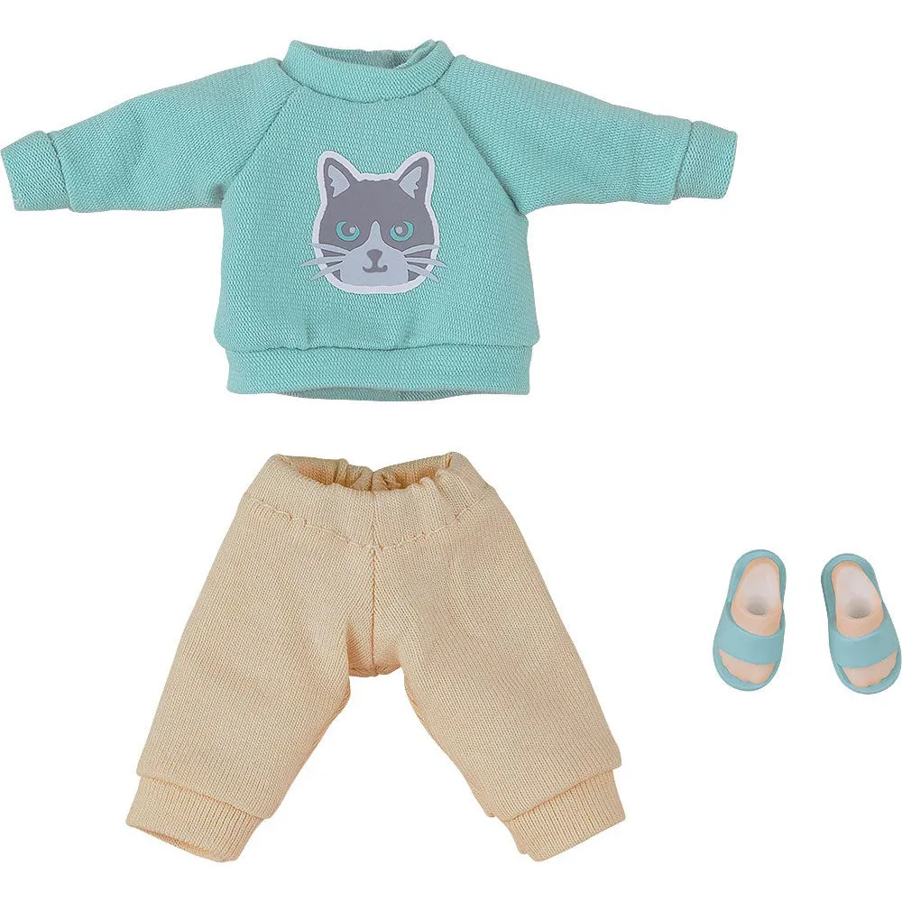 Nendoroid Doll Outfit Set: Sweatshirt and Sweatpants (Light Blue)
