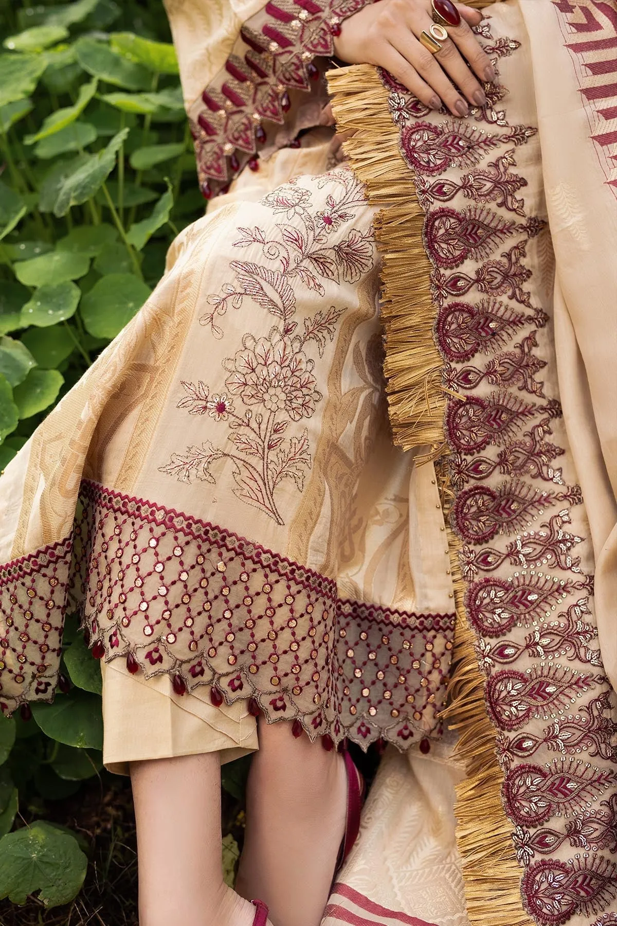 Nureh Maya · Lawn Jacquard Collection 2022 – SUN DUSK