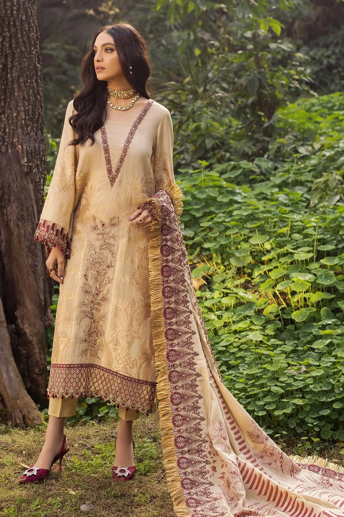 Nureh Maya · Lawn Jacquard Collection 2022 – SUN DUSK