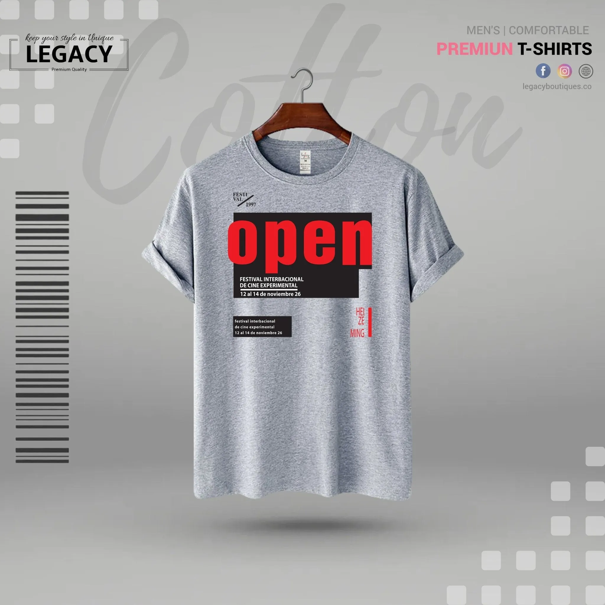 Open Printed Men's Premium T-Shirt