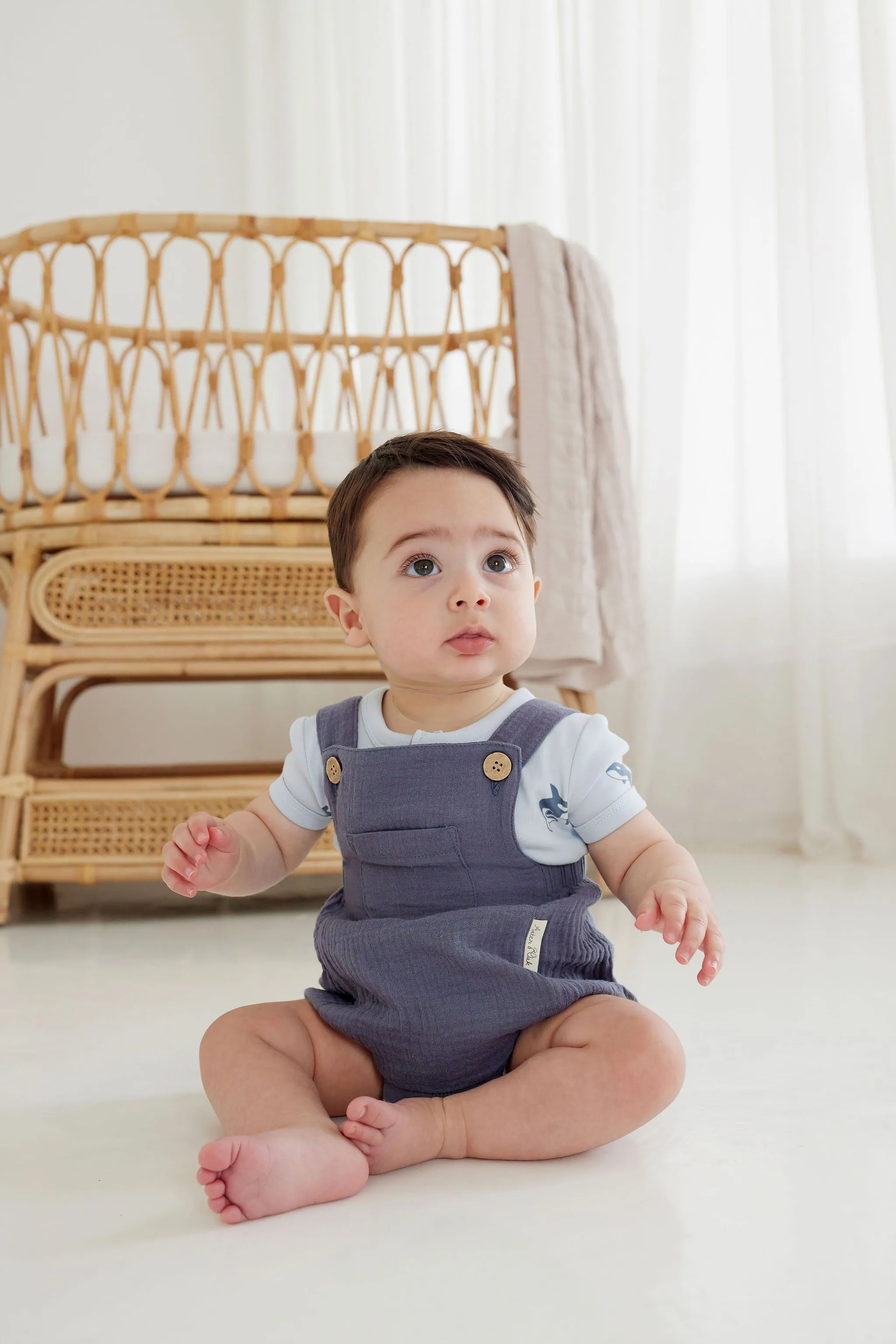 Orca AOP Henley Onesie