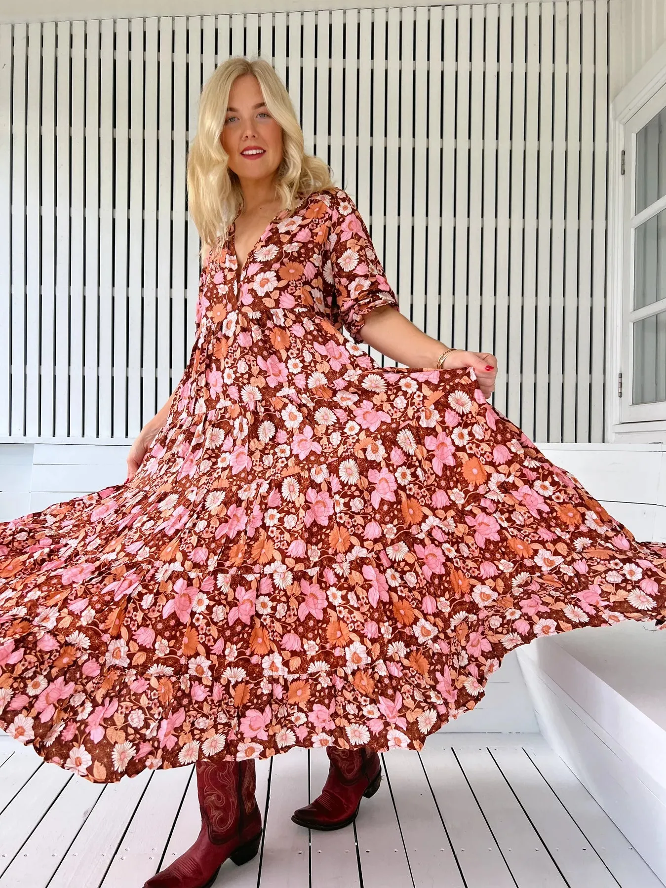 Pixie Print - Tilli Maxi Dress