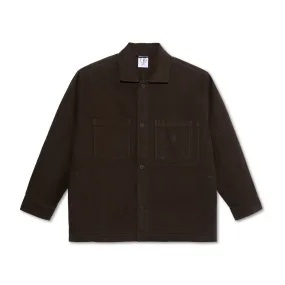 Polar - Brushed Twill Theodore Overshirt - Dark Olive