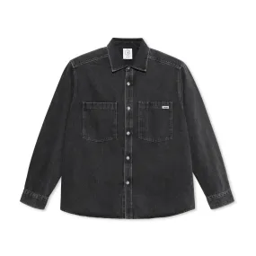 Polar - Mike L/S Denim Shirt - Silver Black