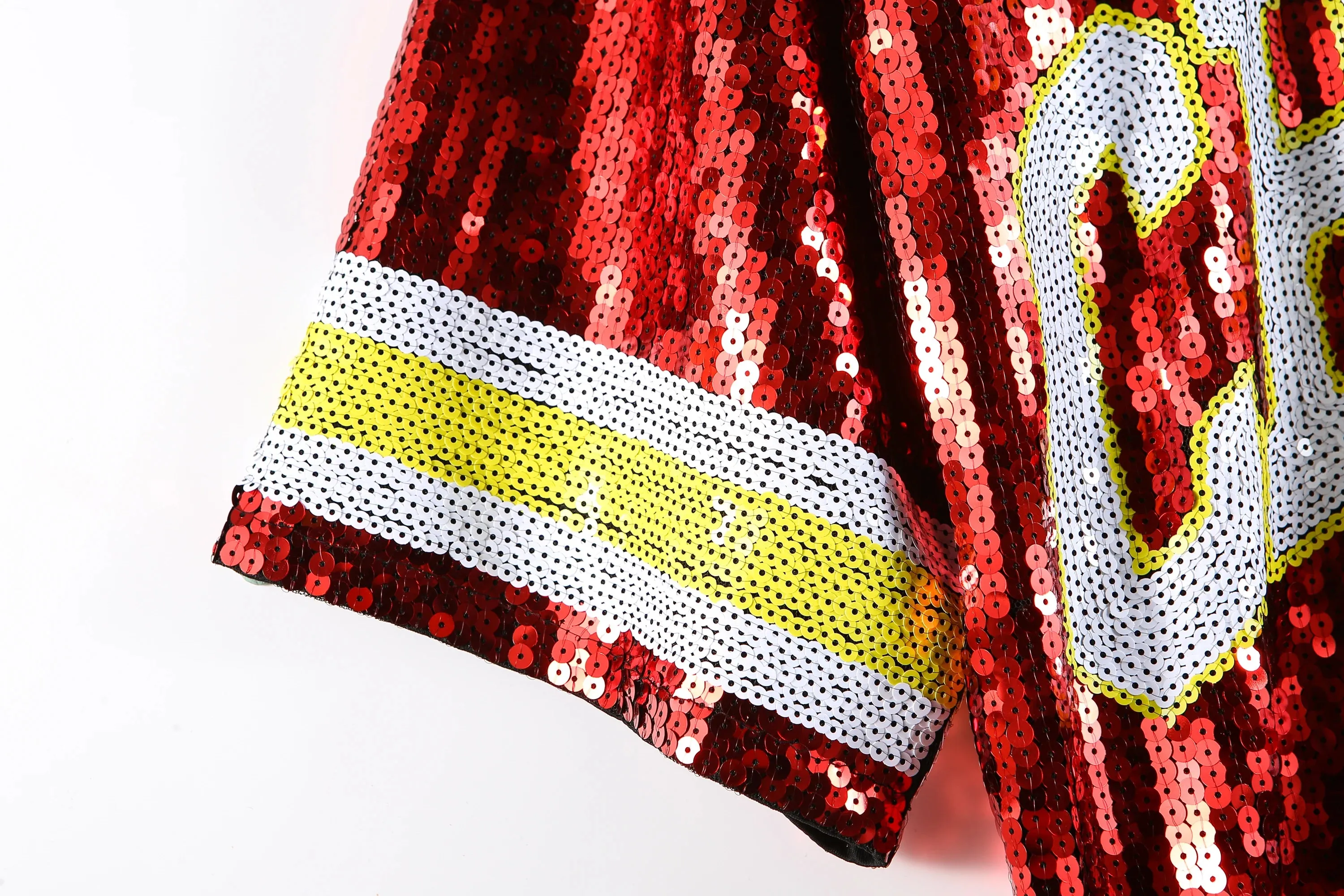 Pre Order:  Sequined Jersey Shirt Dress