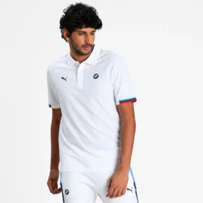 Puma Bmw Men Lifestyle Polo Short Sleeve White