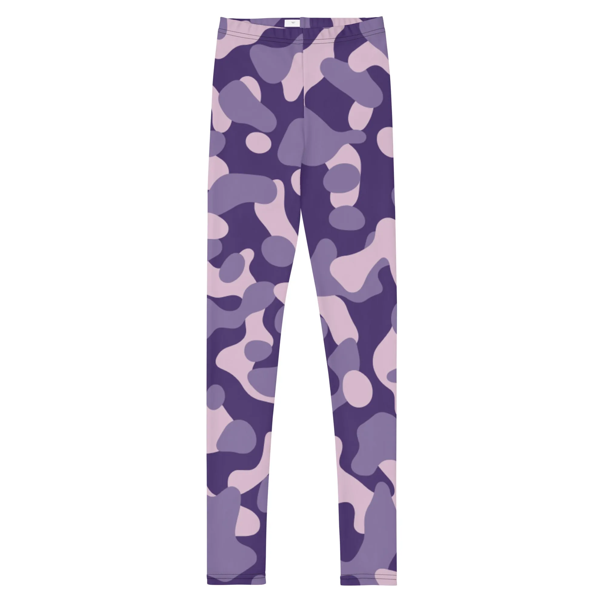 Purple Camo Youth  Girl's Leggings