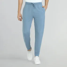Quest French Terry Cotton-Blend Joggers Ice Blue