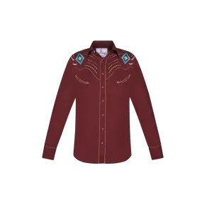Ranger's Usa Men's  Western Southwest Embroidery Shirt