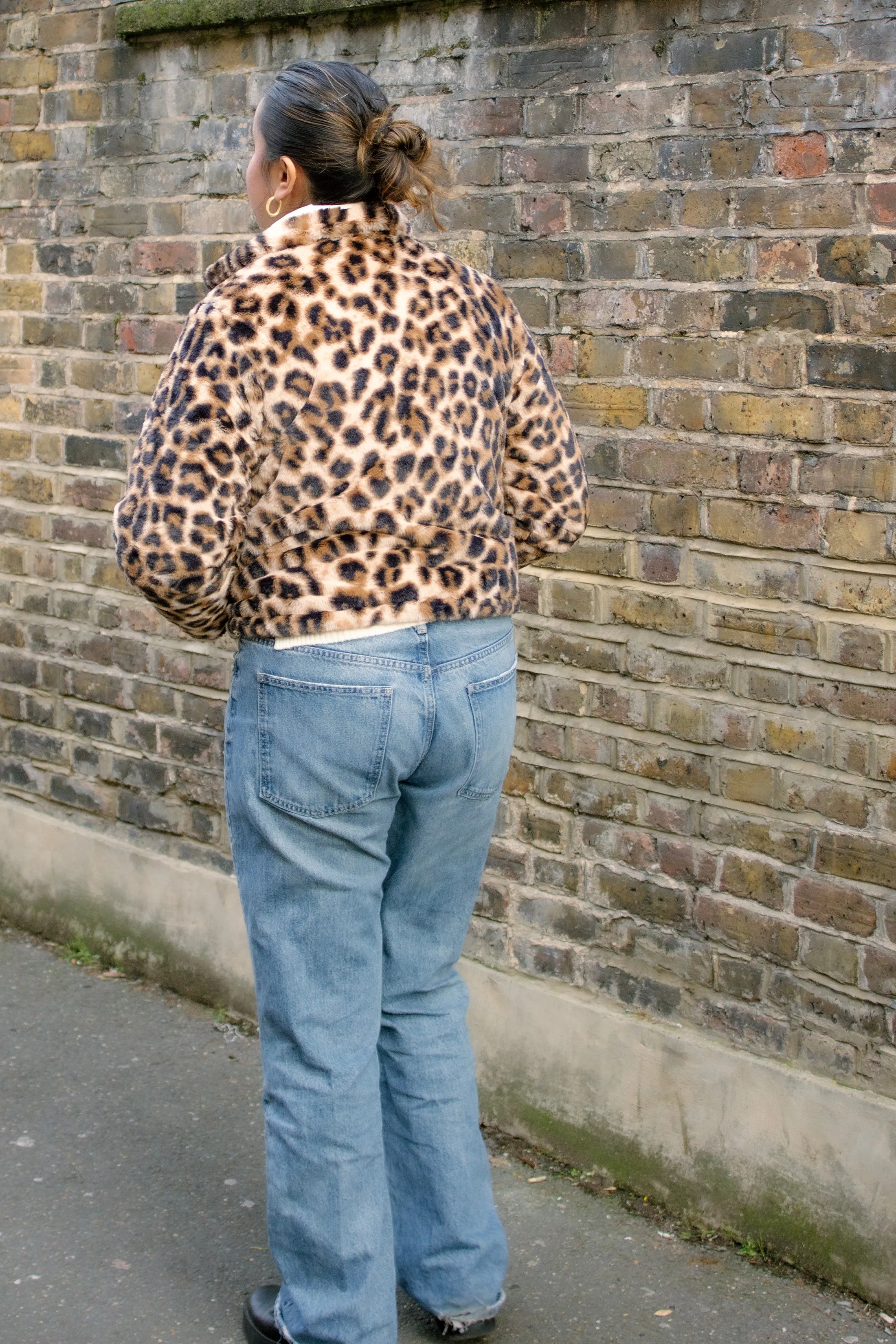 Reversible Leopard and Quilted Jacket