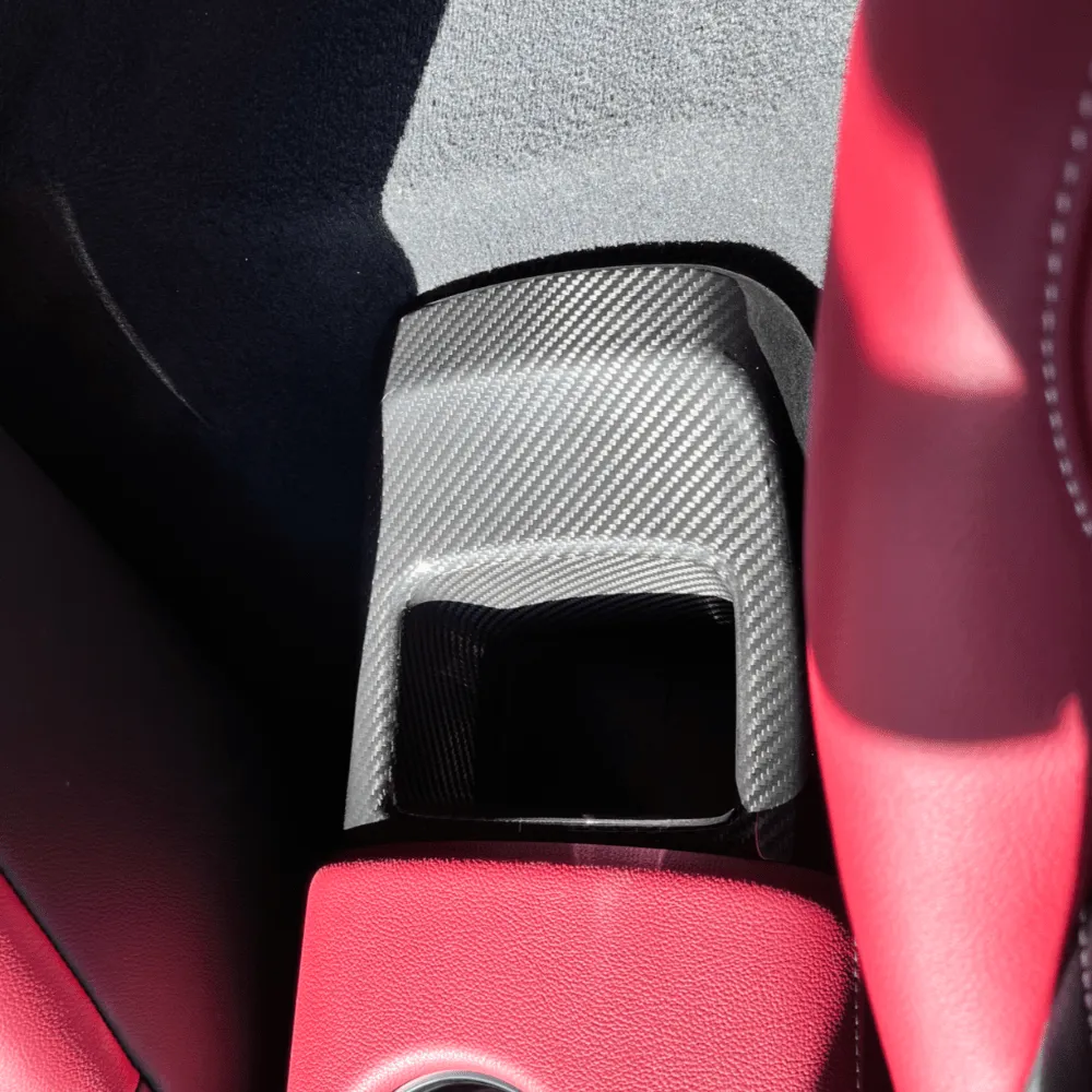 Rexpeed Dry Carbon Fiber Storage Compartment Cover (MK5 Supra)
