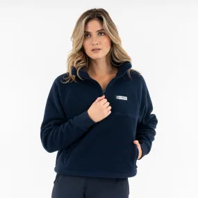 Rivanna Fleece Pullover | Solid - Fleet Navy