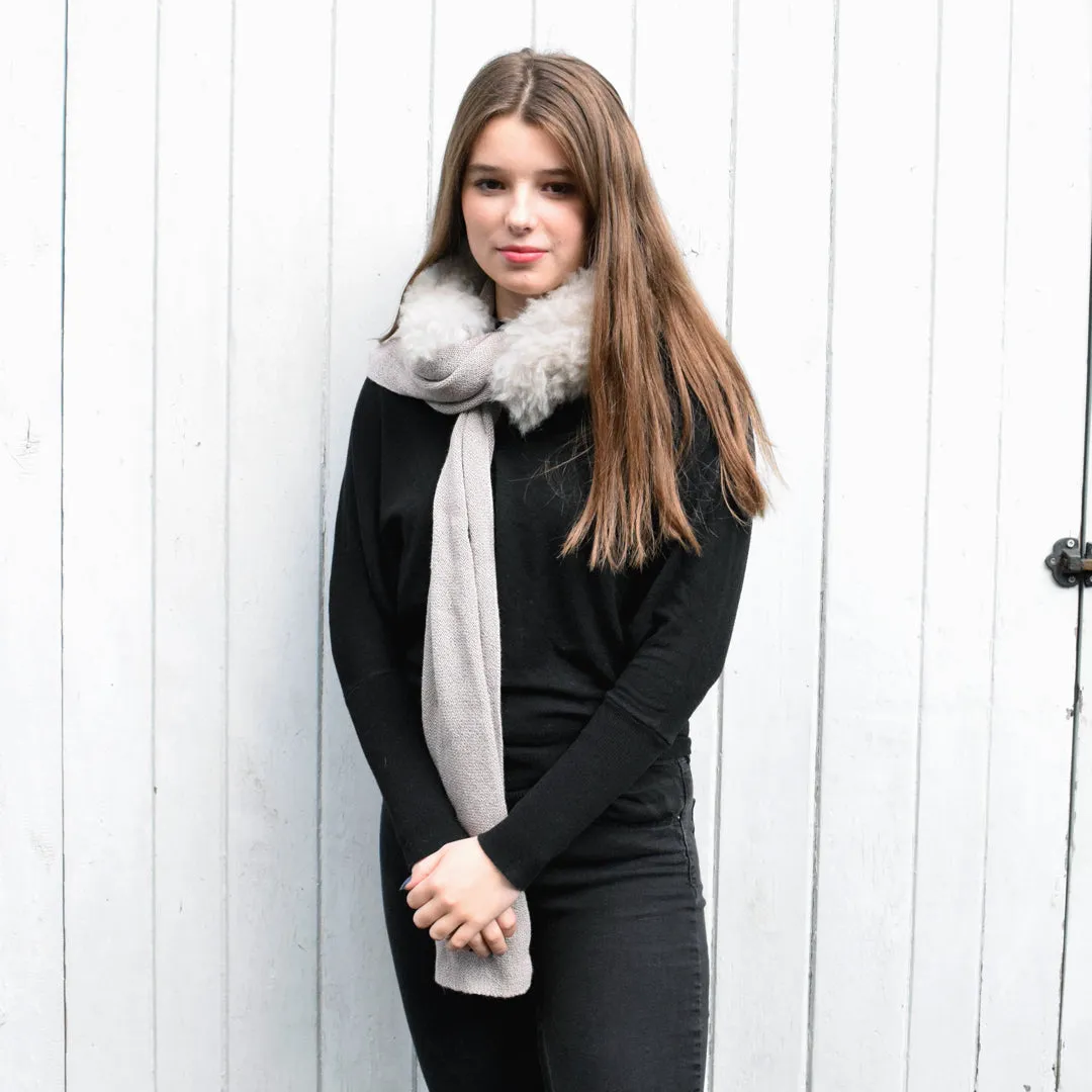 Samantha Holmes Multiway Alpaca Fur Wrap.