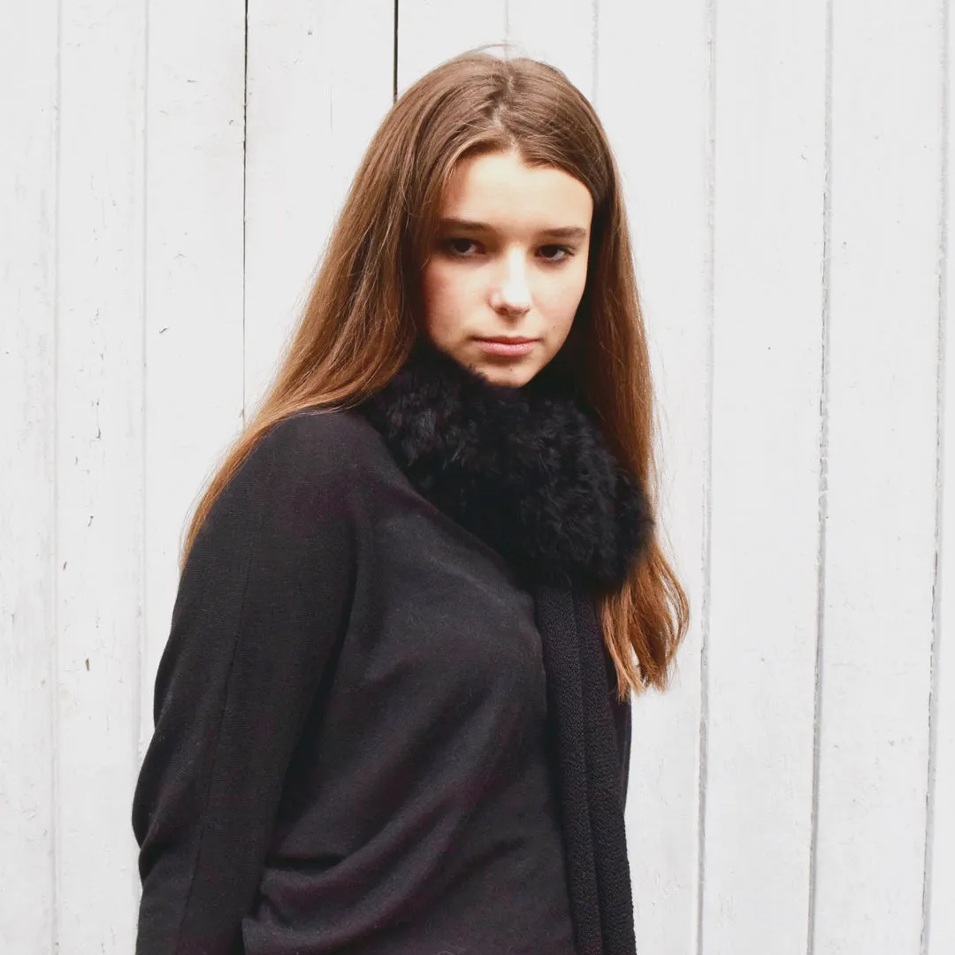 Samantha Holmes Multiway Alpaca Fur Wrap.
