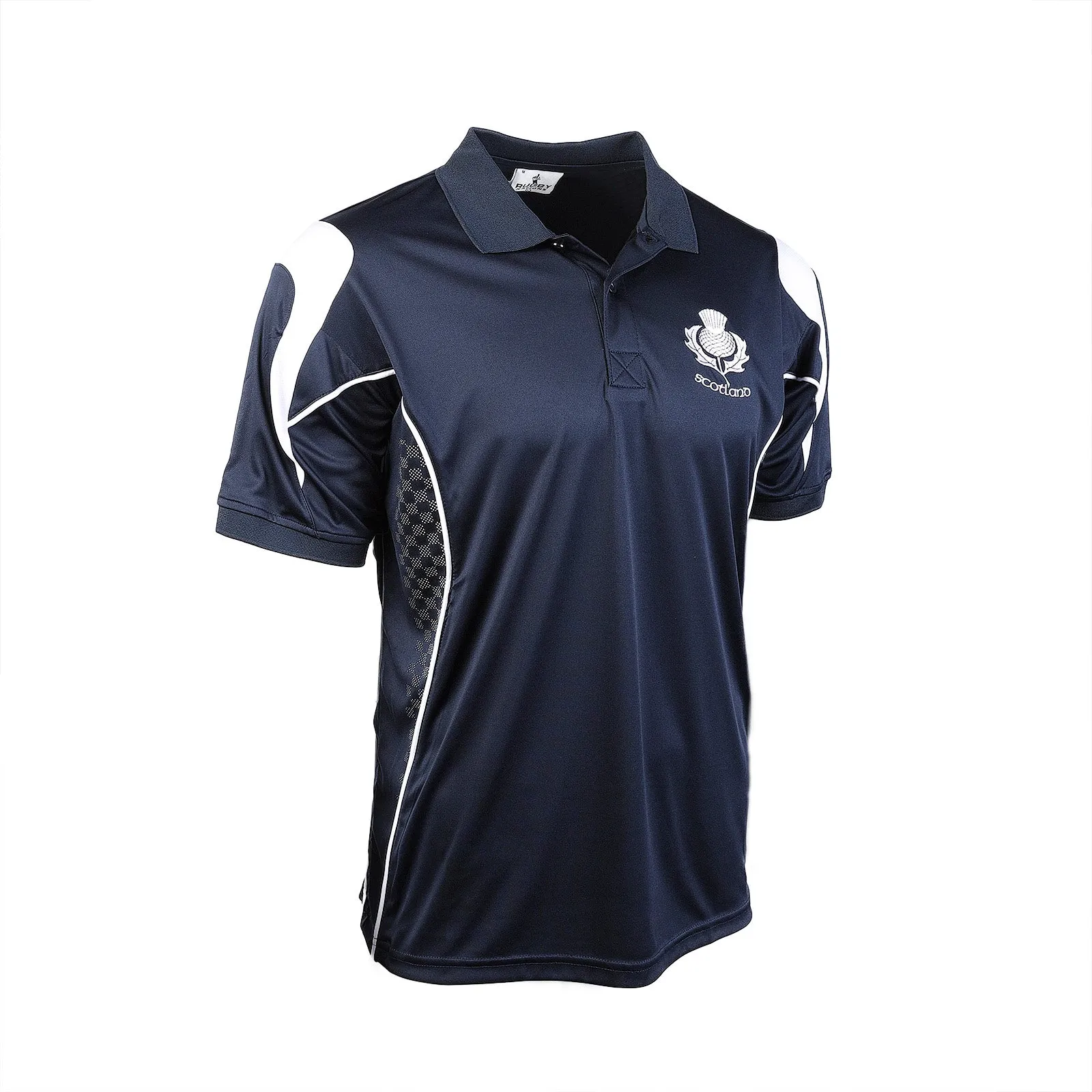 Scotland Thistle Racing Polo Shirt Navy