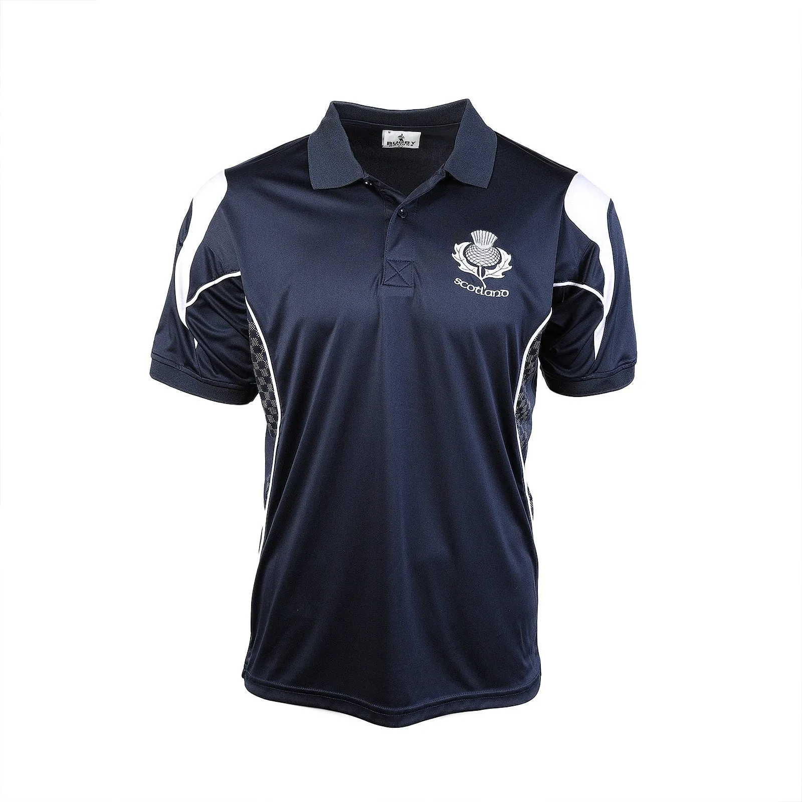 Scotland Thistle Racing Polo Shirt Navy