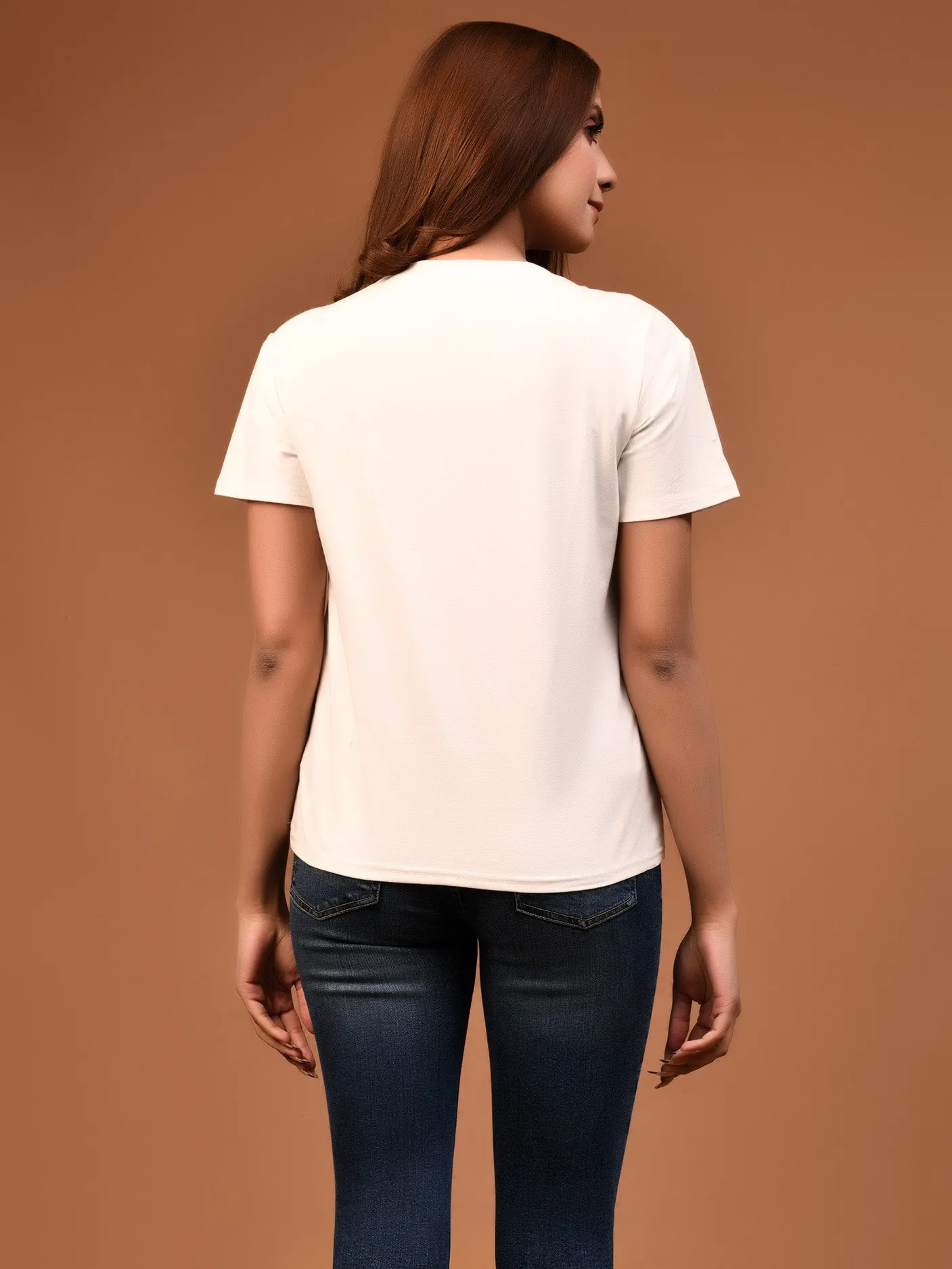 Sequined Letter T-Shirt
