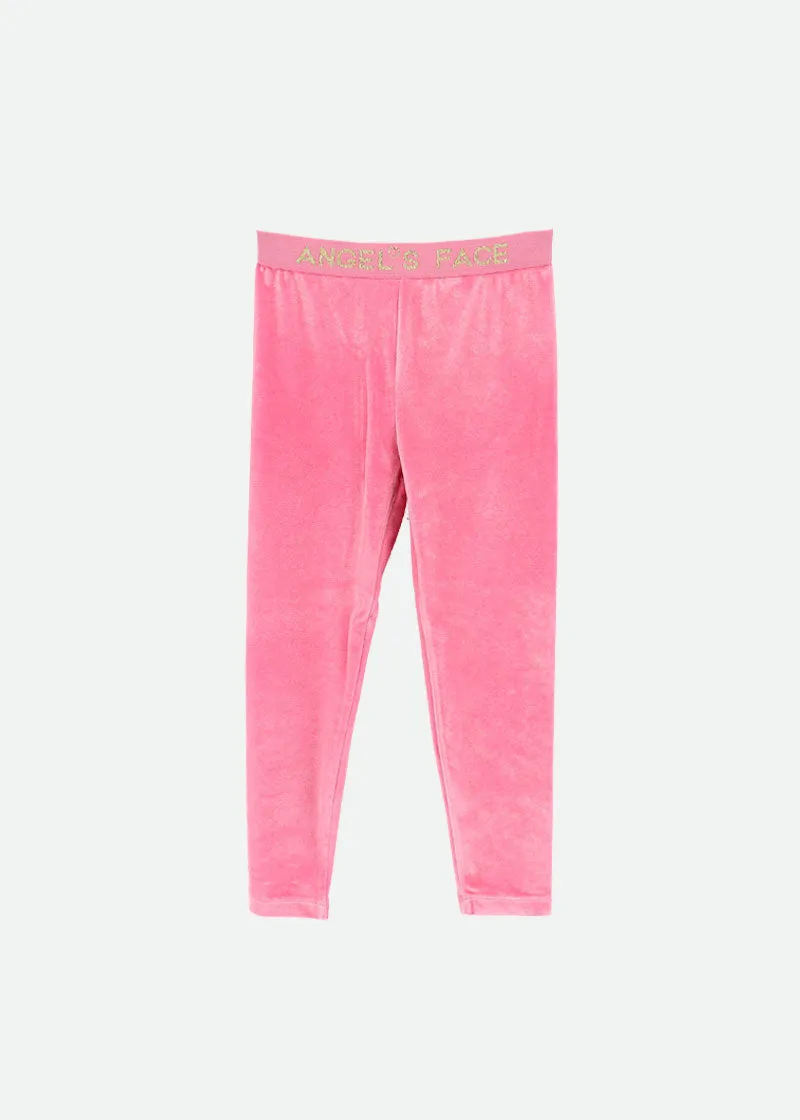 Seren Velvet Legging Aurora Pink