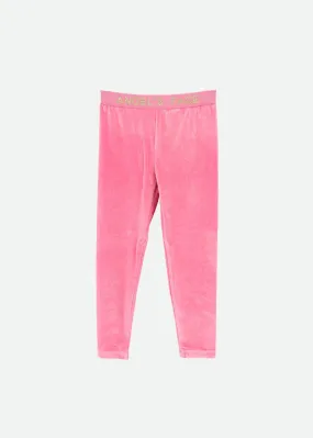 Seren Velvet Legging Aurora Pink