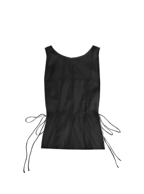 Side Tie Layer Top (Smoke)