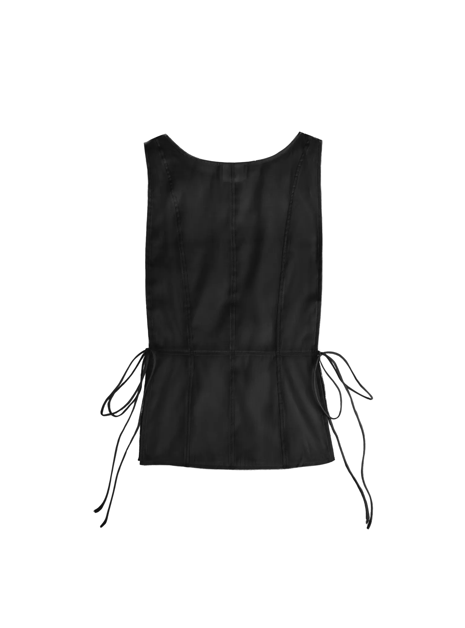 Side Tie Layer Top (Smoke)