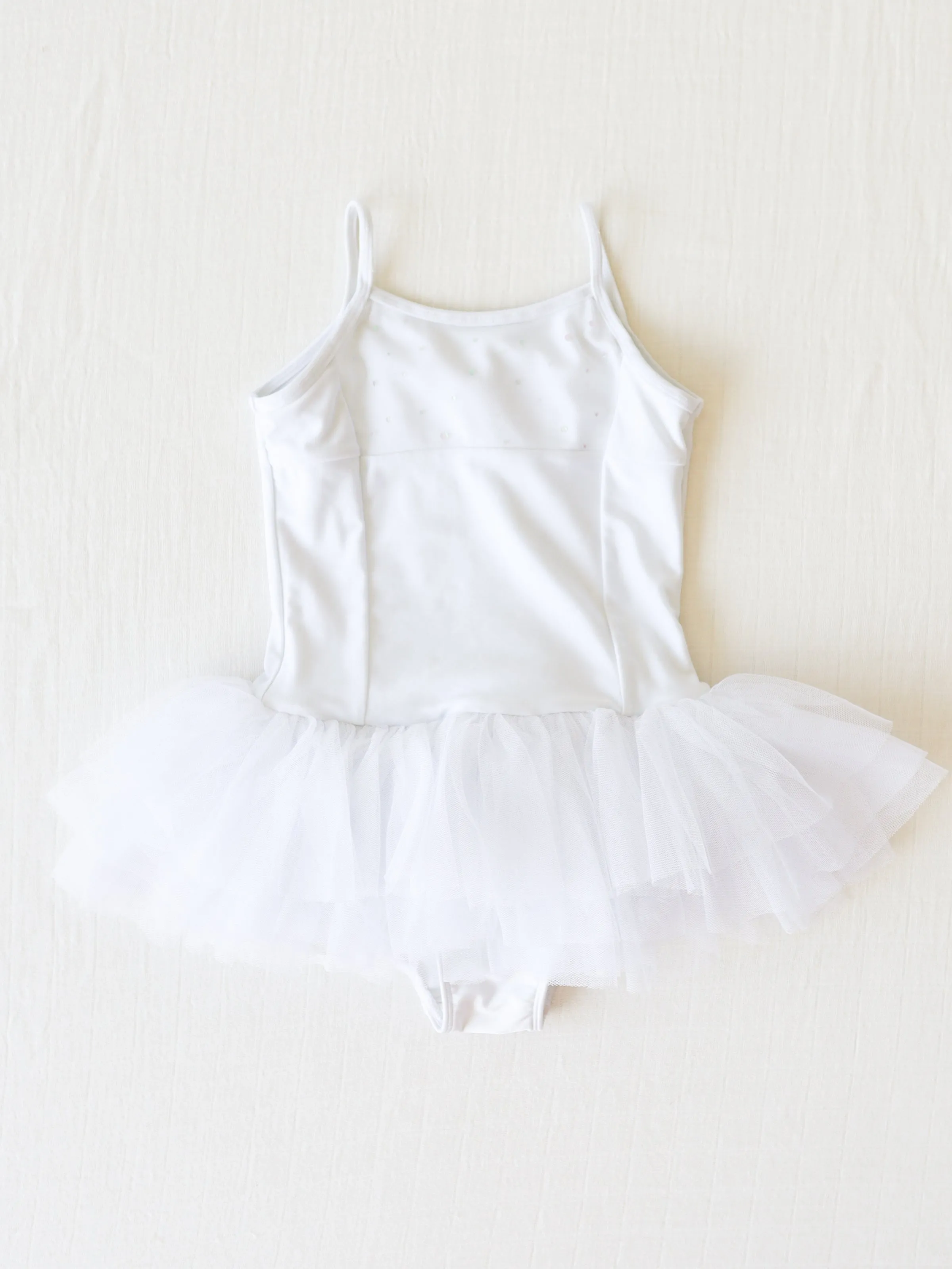 Skirted Tutu Leotard - White