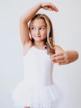 Skirted Tutu Leotard - White