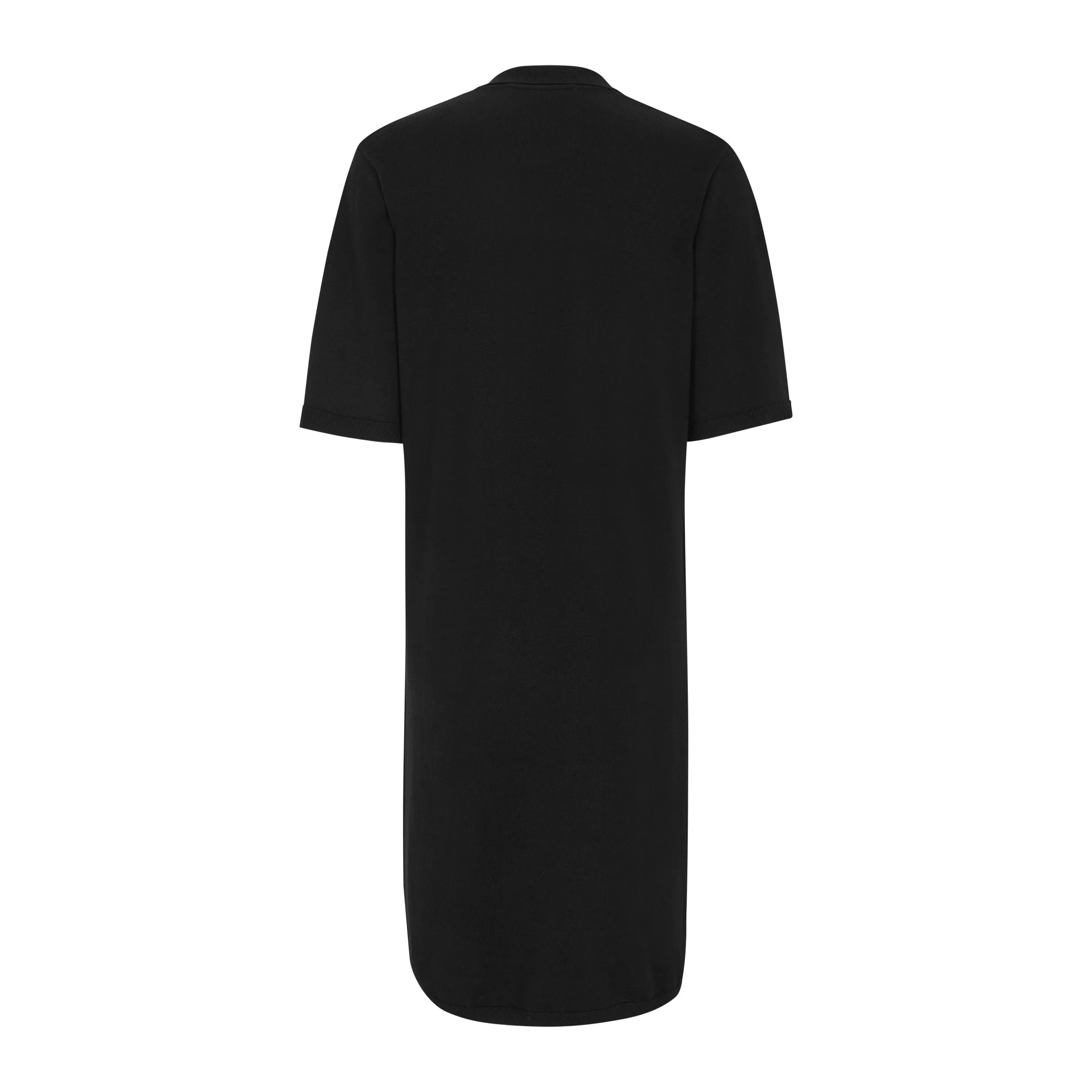 SRLea SS Polo Knit Dress - Black