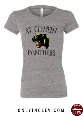 St. Clement Panthers Womens T-Shirt