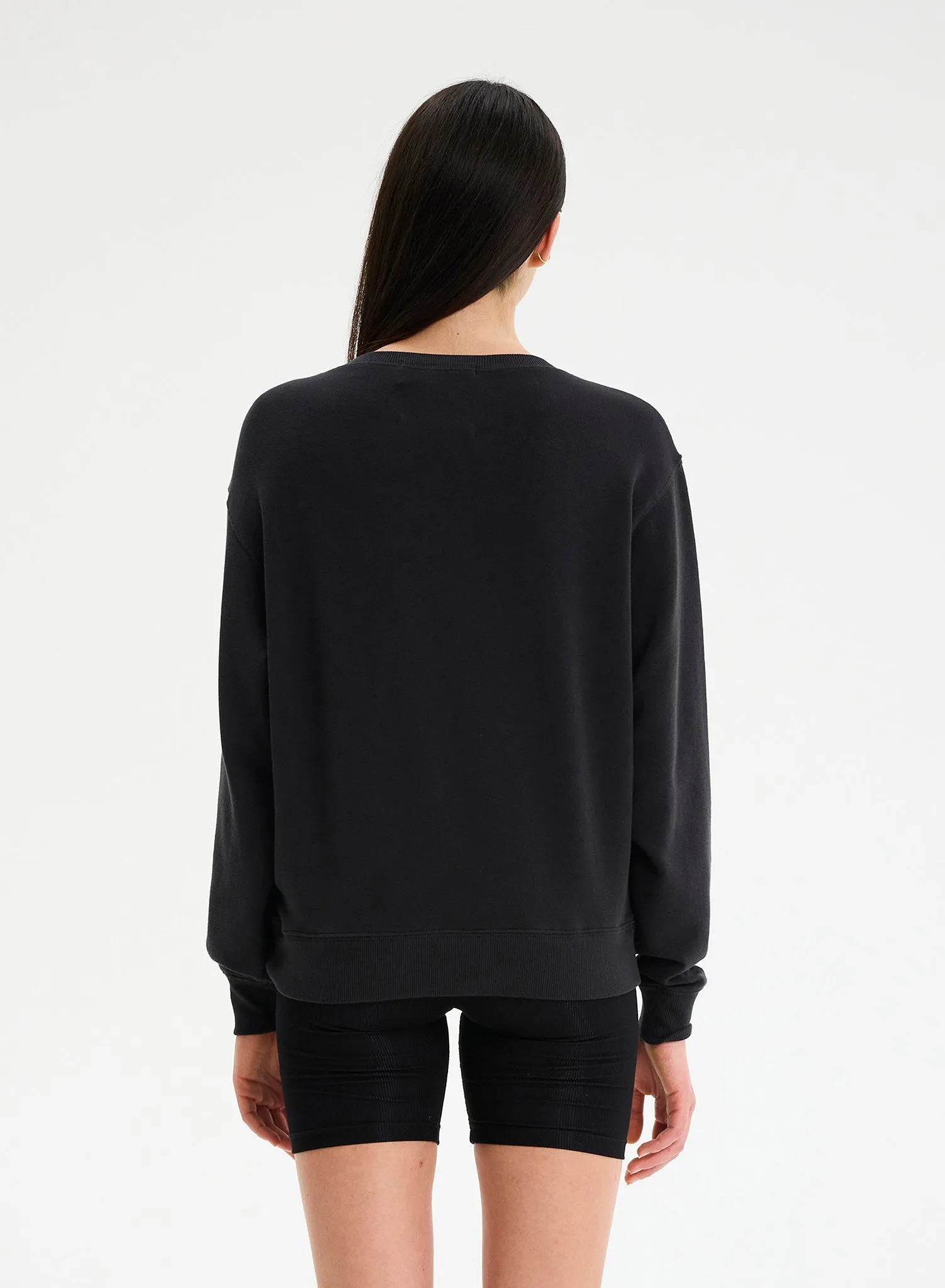 STAR SEQUIN DRIP - Crew Neck Sweatshirt