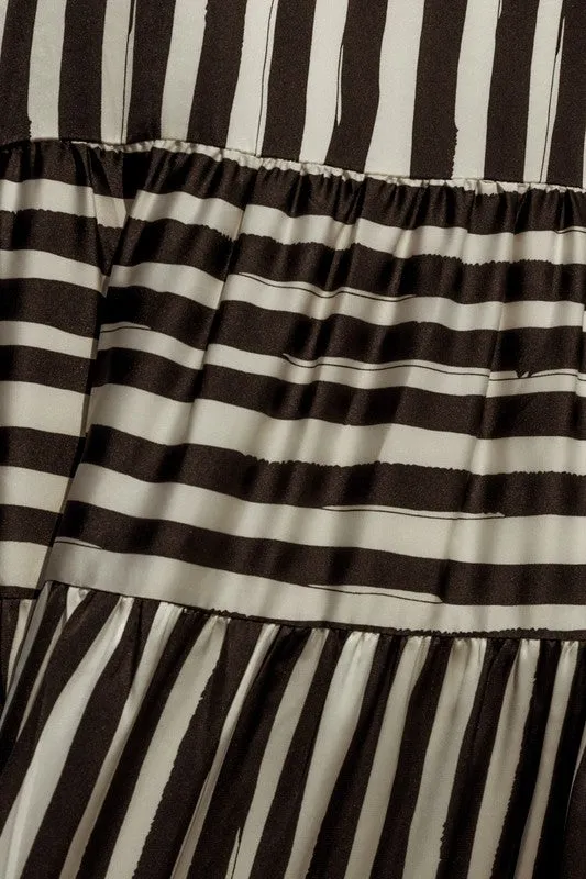 Striped Halter Maxi