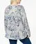 Style & Co. Womens Plus Floral Printed Ruffled Hem Henley Top, Sketchbook