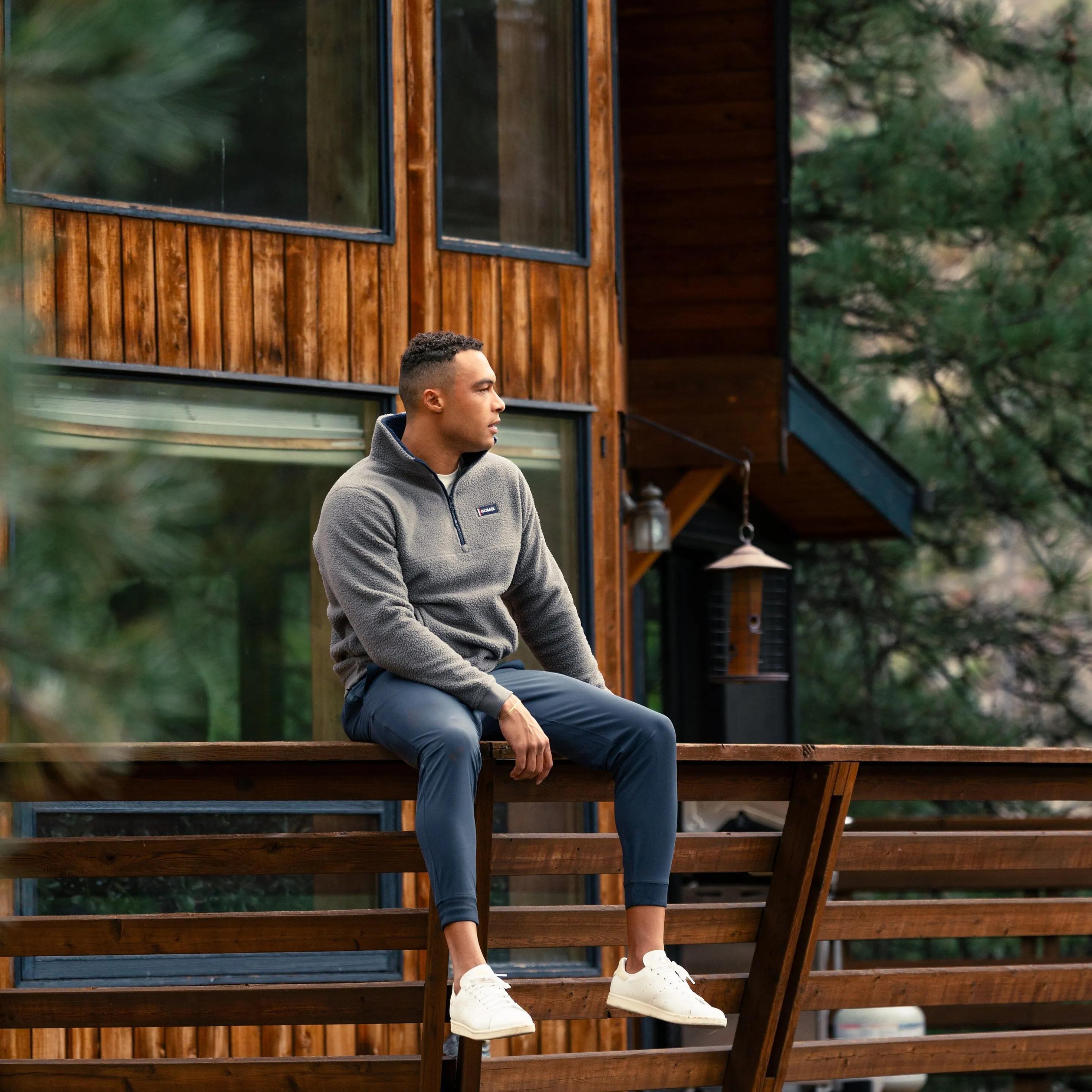Summit Fleece Pullover | Solid - Boulder Grey