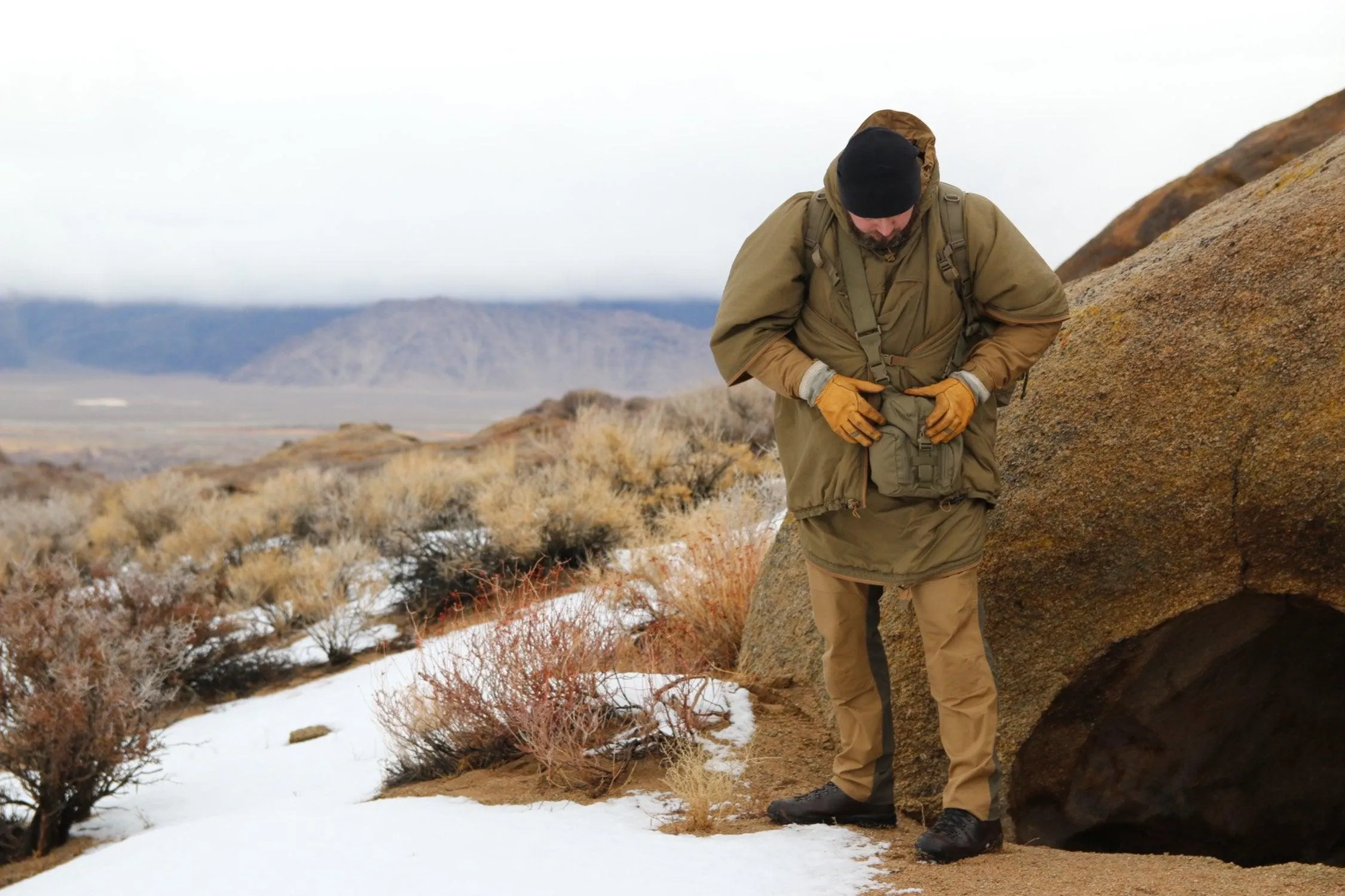 SWAGMAN ROLL Climashield Poncho - Alpha Green