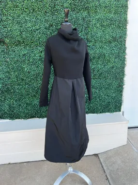 Sweatshirt & Nylon Mixed Medium Dress