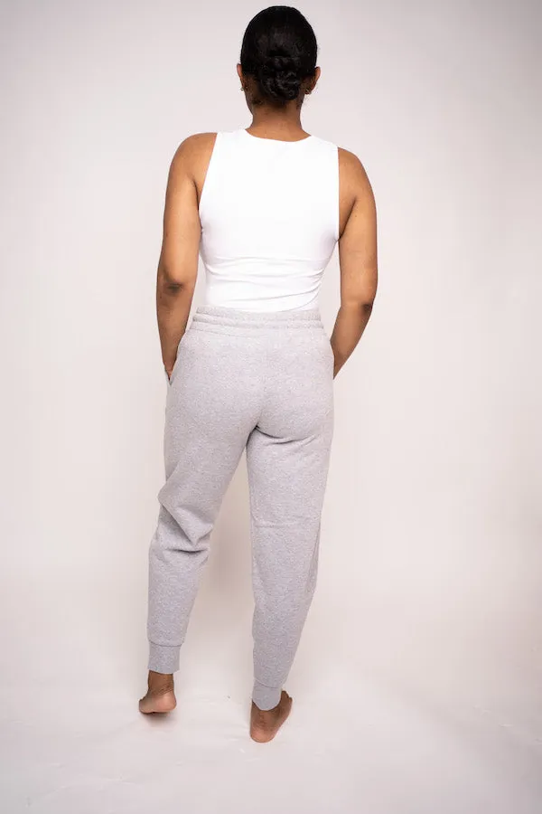 Tank Top and Jogging Pant Two-Piece Set (Heather Gray)