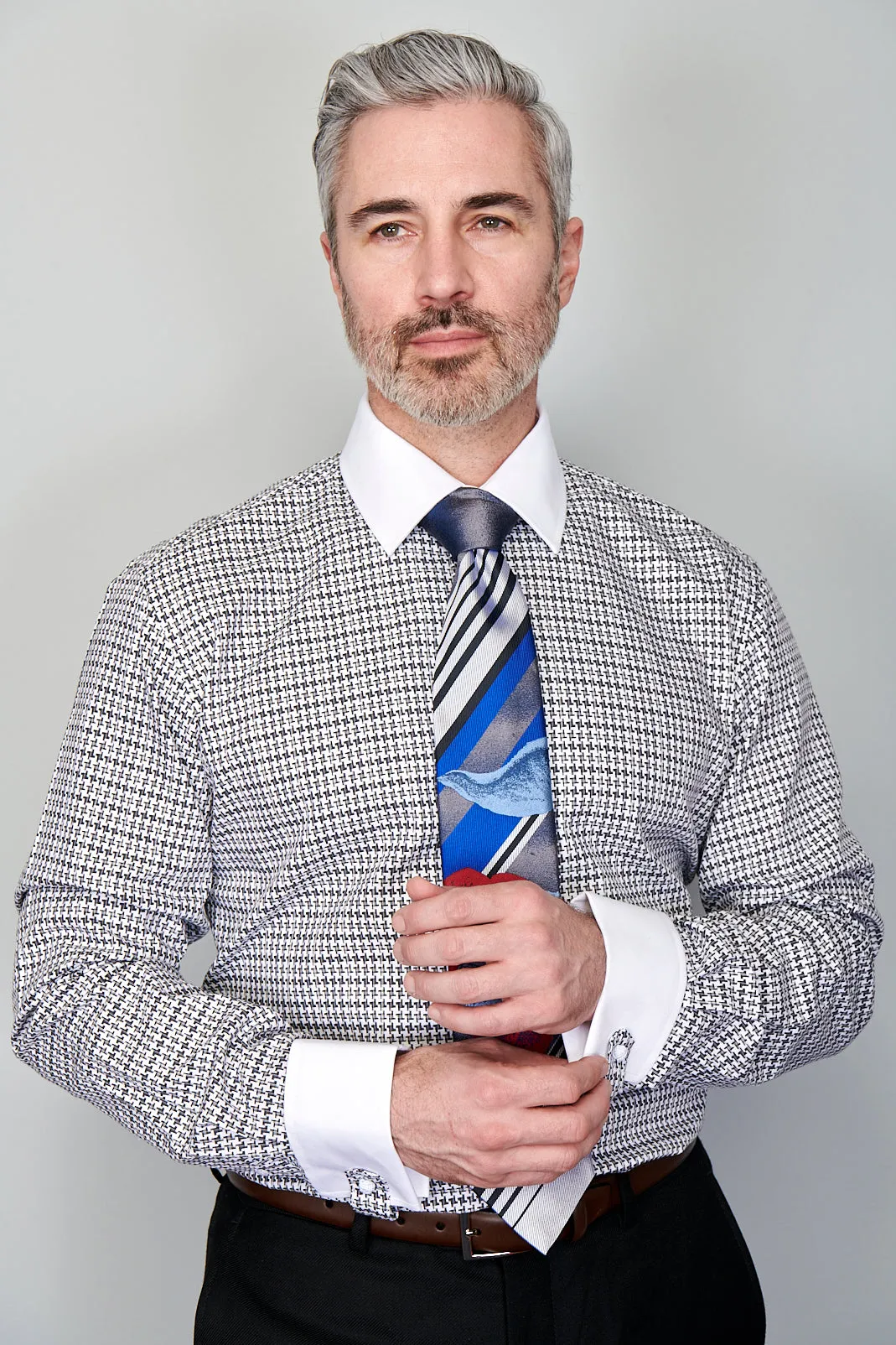 The Rees Dress Shirt | Classic Collar | Tab French Cuff