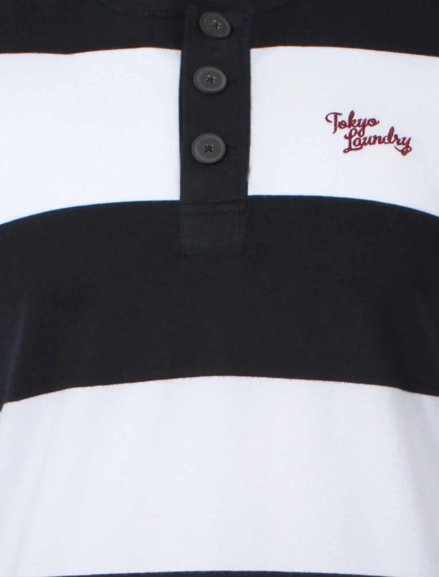 Tokyo Laundry Emilio White Henley Top