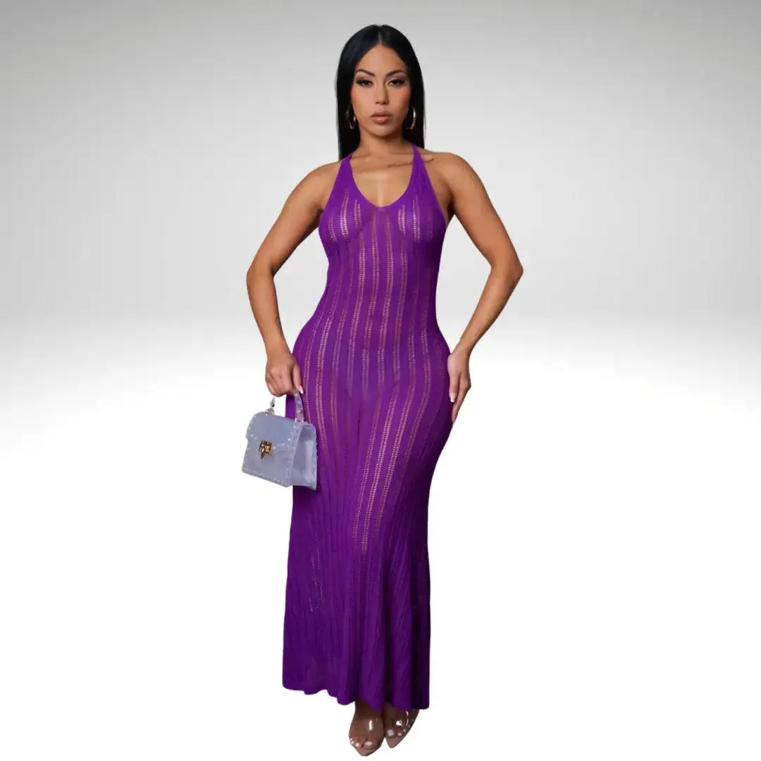 Translucent Maxi- Purple