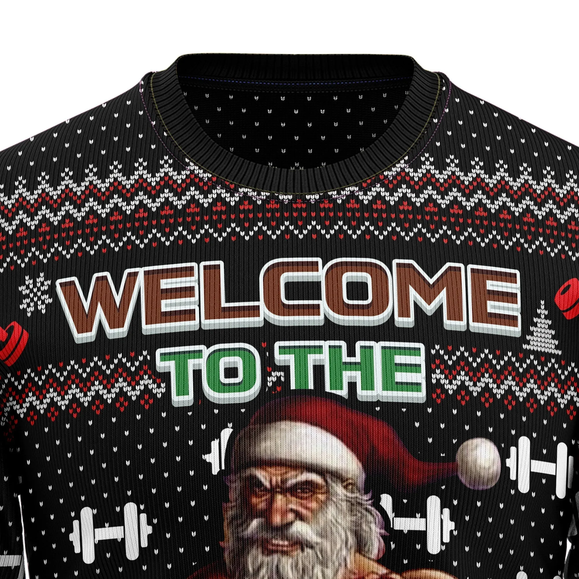 Ugly Christmas Sweater JulesRoche All-Over Print Holiday Knit
