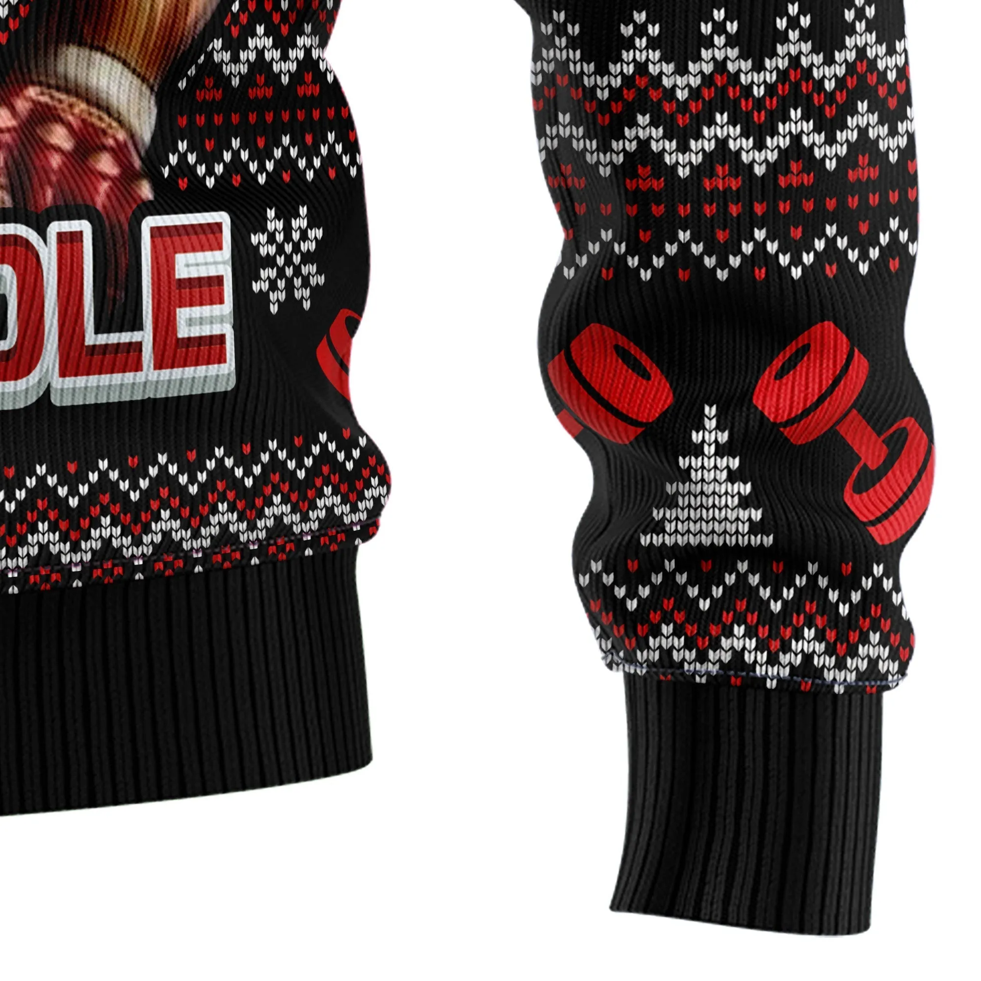 Ugly Christmas Sweater JulesRoche All-Over Print Holiday Knit