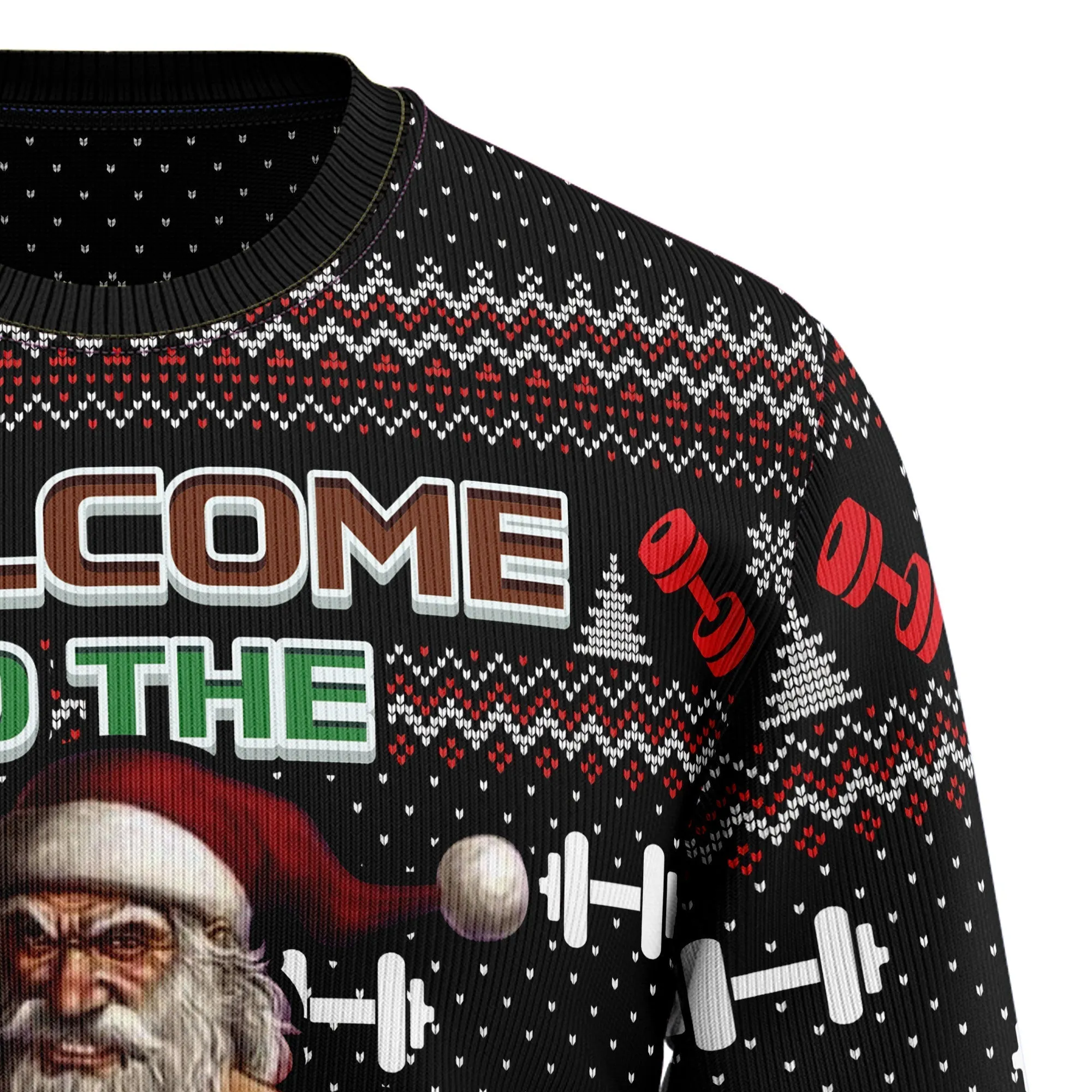 Ugly Christmas Sweater JulesRoche All-Over Print Holiday Knit