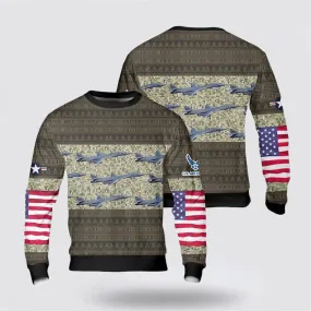Ugly Sweater JulesRoche All-Over-Print Cotton-Blend Winter Fashion