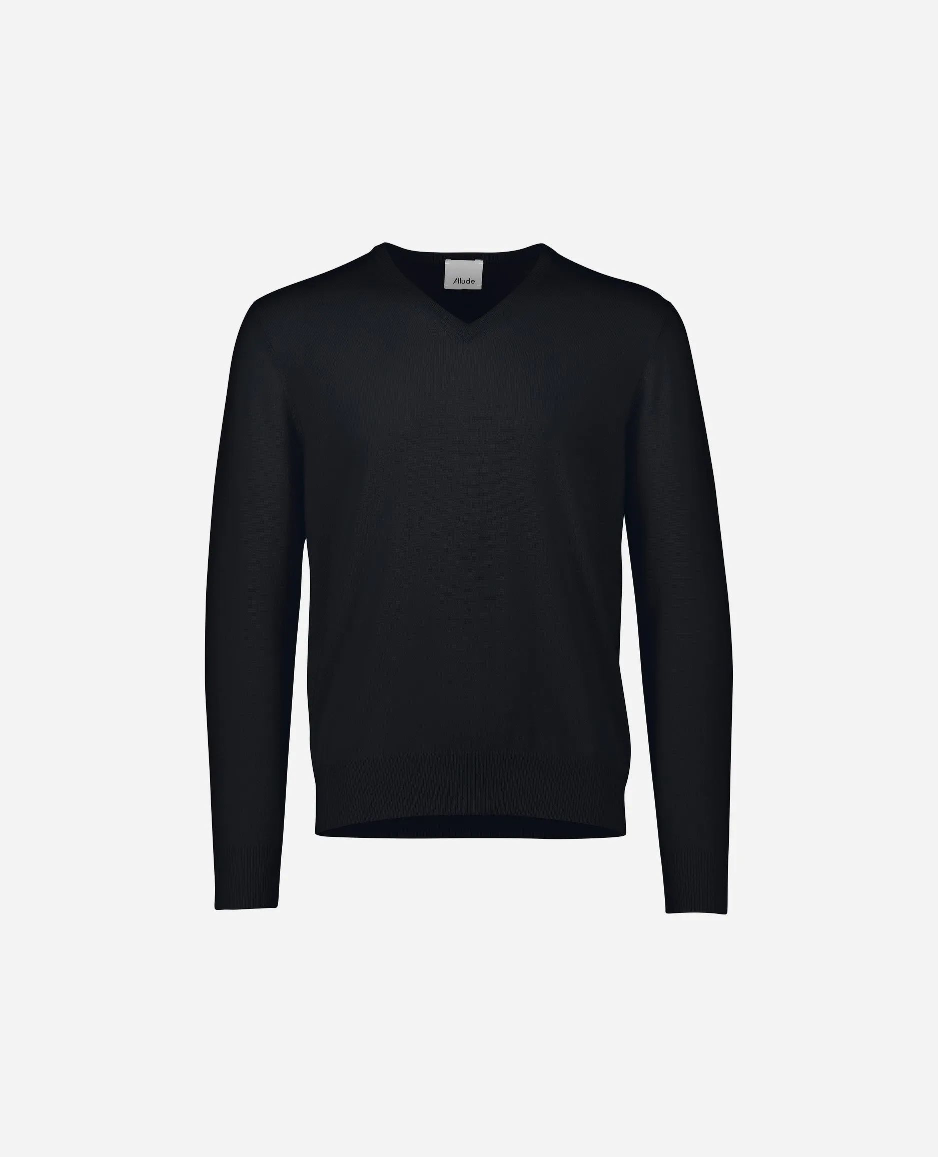 V-Ausschnitt Pullover aus Cashmere in Navy